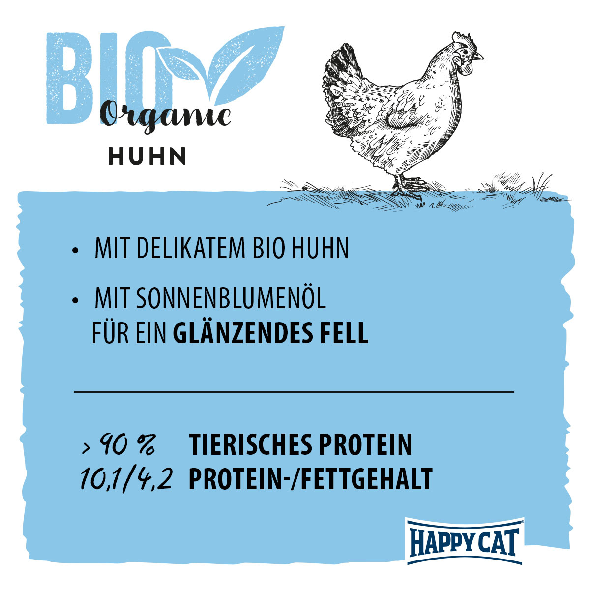 Happy Cat Bio Pouch Huhn günstig kaufen bei ZooRoyal