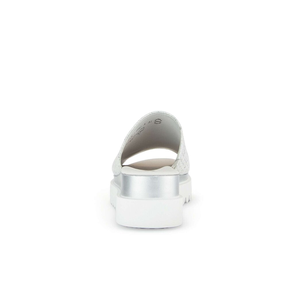 Gabor fashion Pantolette silber