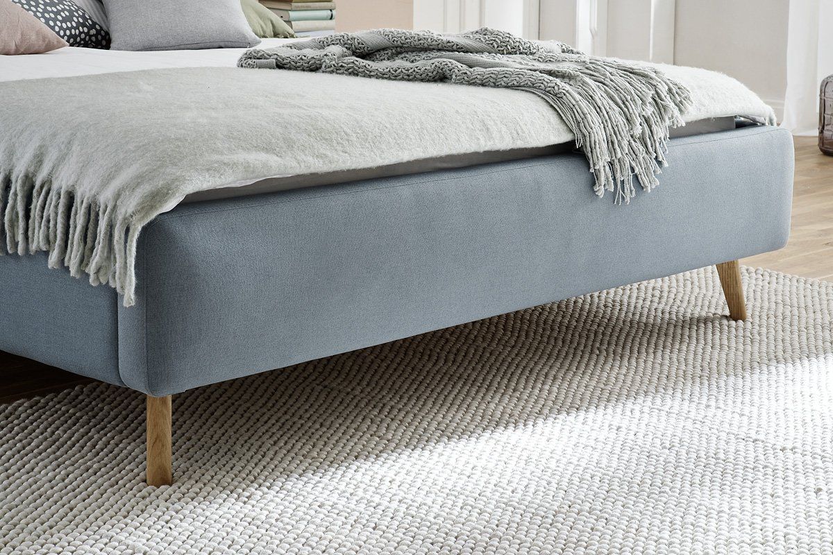 Meise Polsterbett Mattis Eisblau 140 x 200 cm