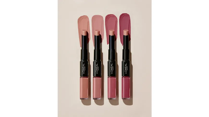 L'ORÉAL PARIS Lippenstift Indefectible X3  + Pflegebalsam 5.7 ml 312 - Incessant Russet