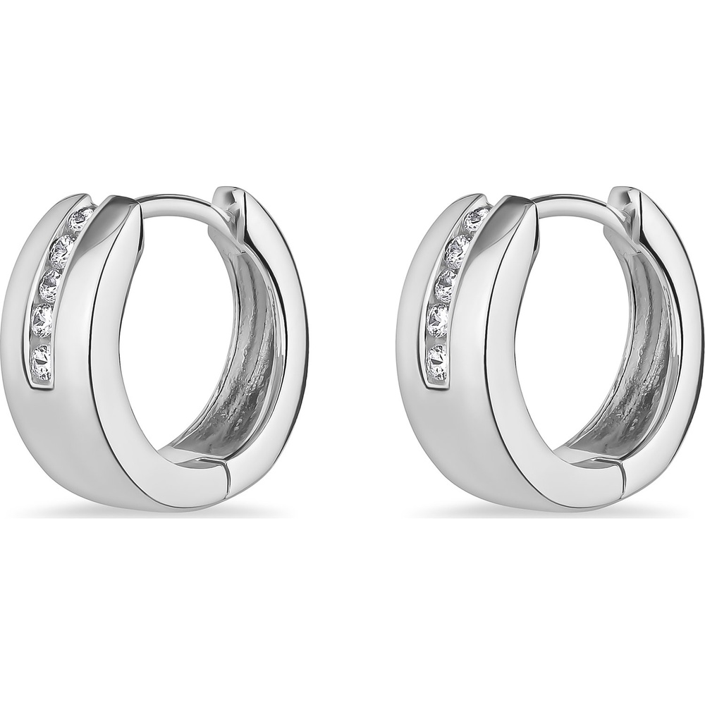 FAVS Créoles 925 Argent Boucles d'oreilles