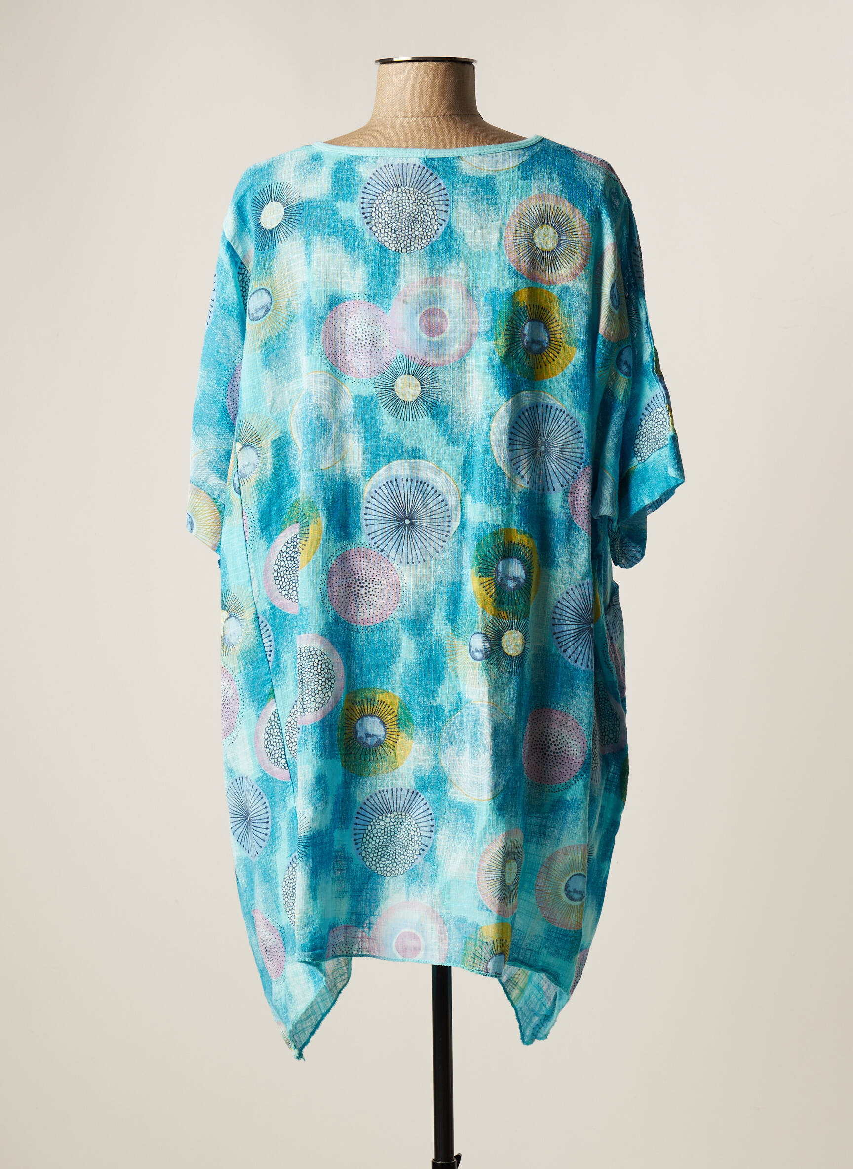 La Petite Nimoise Tuniquemanchecourte Femme couleur bleu