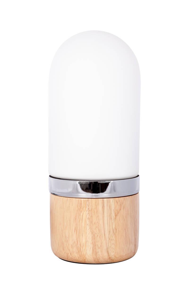 Kayoom Tischlampe Ganro 400 Weiß / Holz