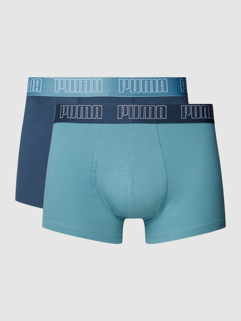 Trunks mit Label-Stitching im 2er-Pack in rauchblau