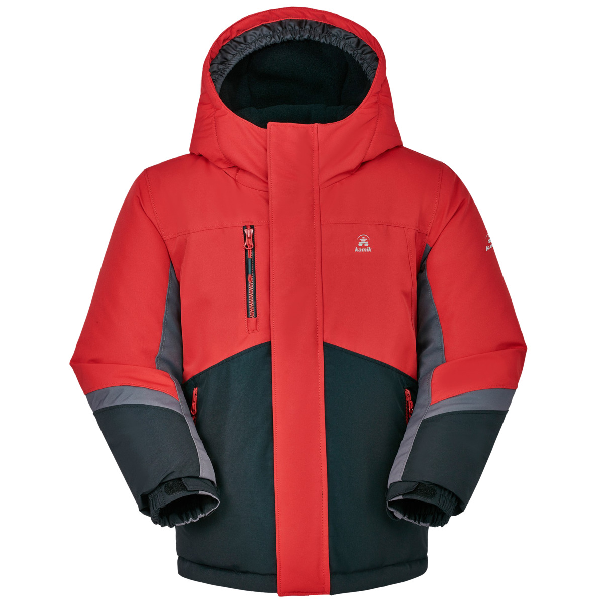 Kamik DAMIEN Winterjacke rot