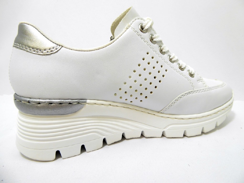 RIEKER Freizeit Schnürer rose FSK Damen Halbschuhe