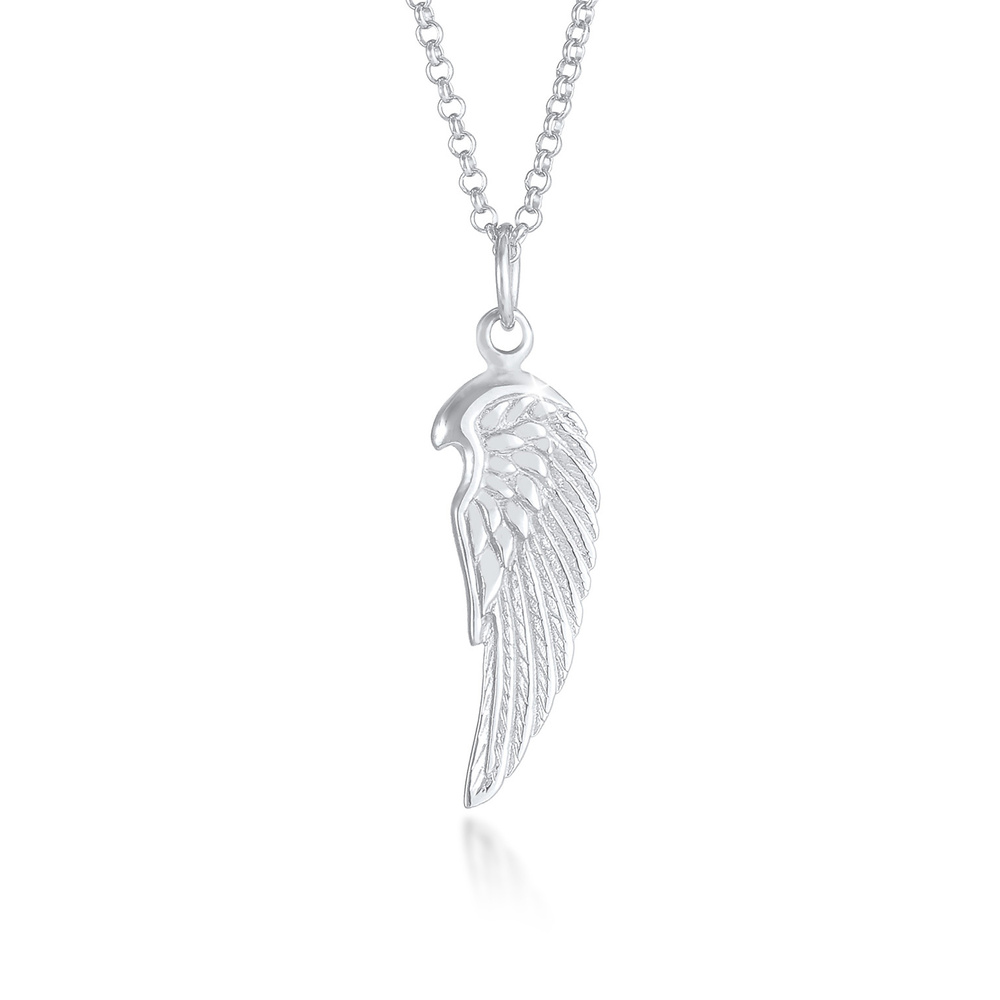 KUZZOI KUZZOI Collier Paulo Fanello collier d'aile rock oxyde cool 925 argent collier