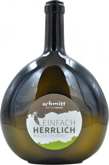 2021 Müller-Thurgau Doppel-Magnum-Bocksbeutel trocken 3,0 L - Weingut Schmitt Bergtheim