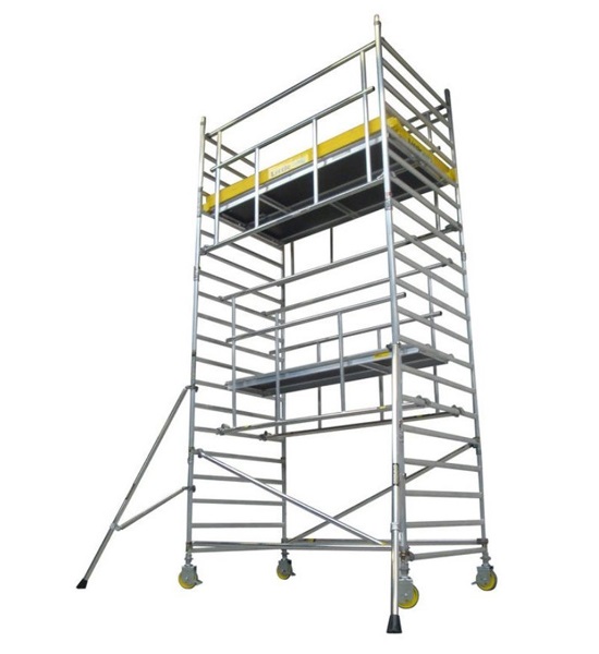 Andamio rodante Little Jumbo 42242542 Boss AGR 1,45 x 2,50 plataforma/área de trabajo 4,2/6,2 m