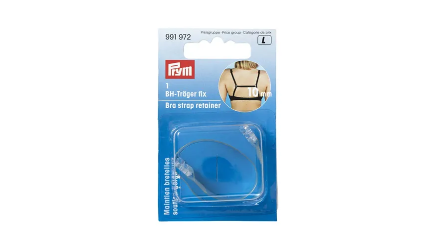 Prym BH-Träger fix 10 mm transparent
