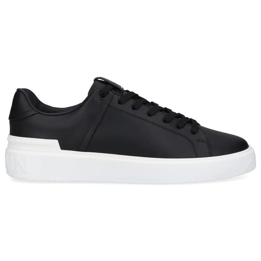 Balmain - Sneaker low B-COURT Kalbsleder - schwarz