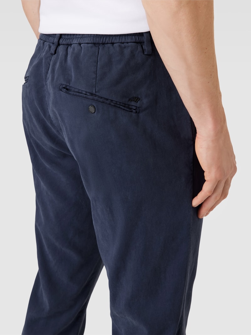 Hose mit Eingrifftaschen Modell 'OSAKA' in marineblau
