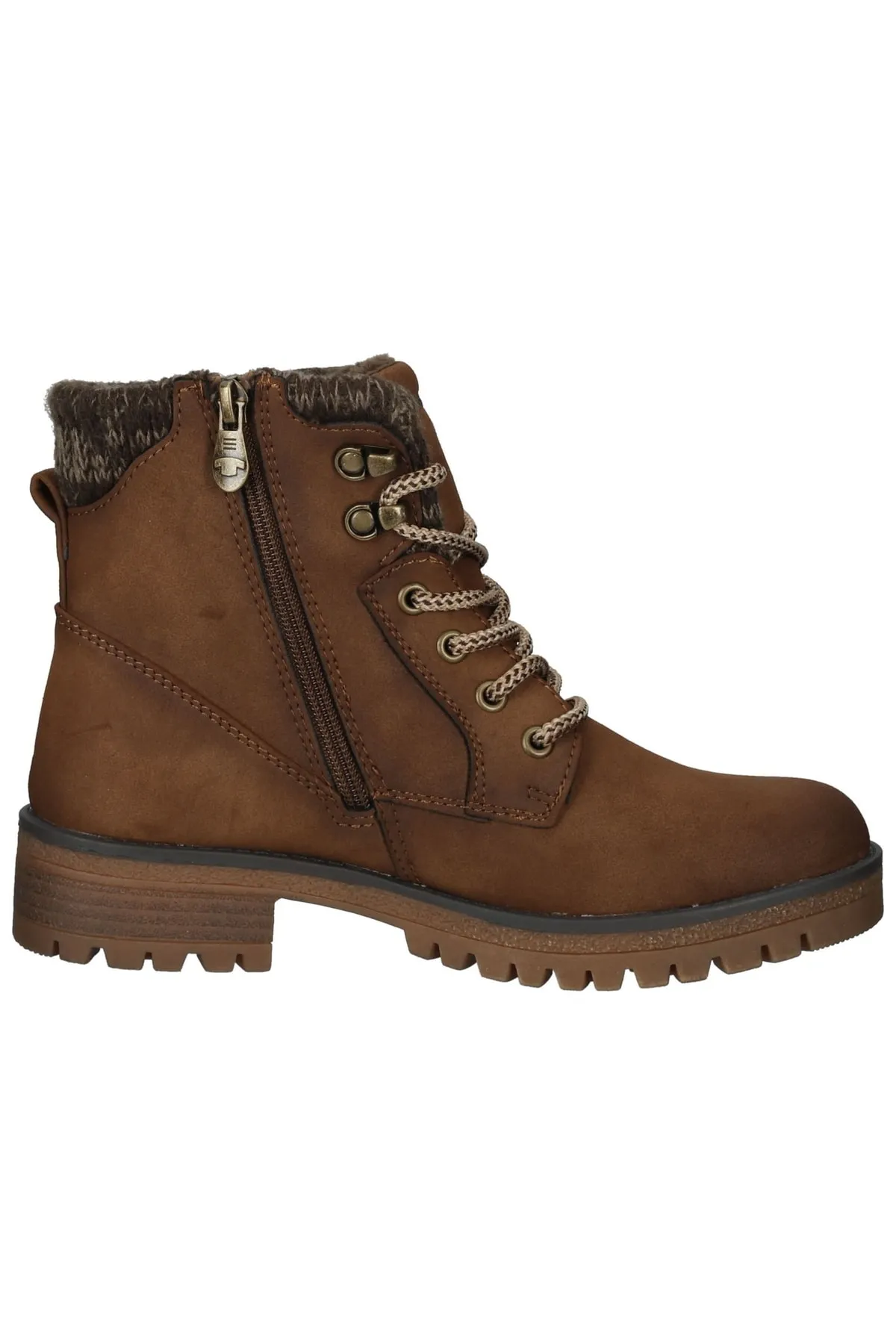 Tom Tailor  Stiefelette - Beige - Blockabsatz