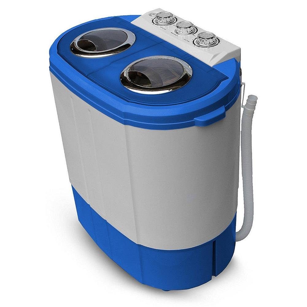 STEINBORG Wäscheschleuder SB-4002, 3 kg, Mini Waschmaschine, Camping, Toploader, 3 KG Kapazität, mit Schleuderfunktion, 2 Kammern, 230 Watt