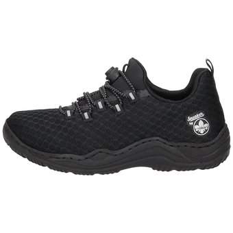 Rieker Slip On Sneaker in schwarz