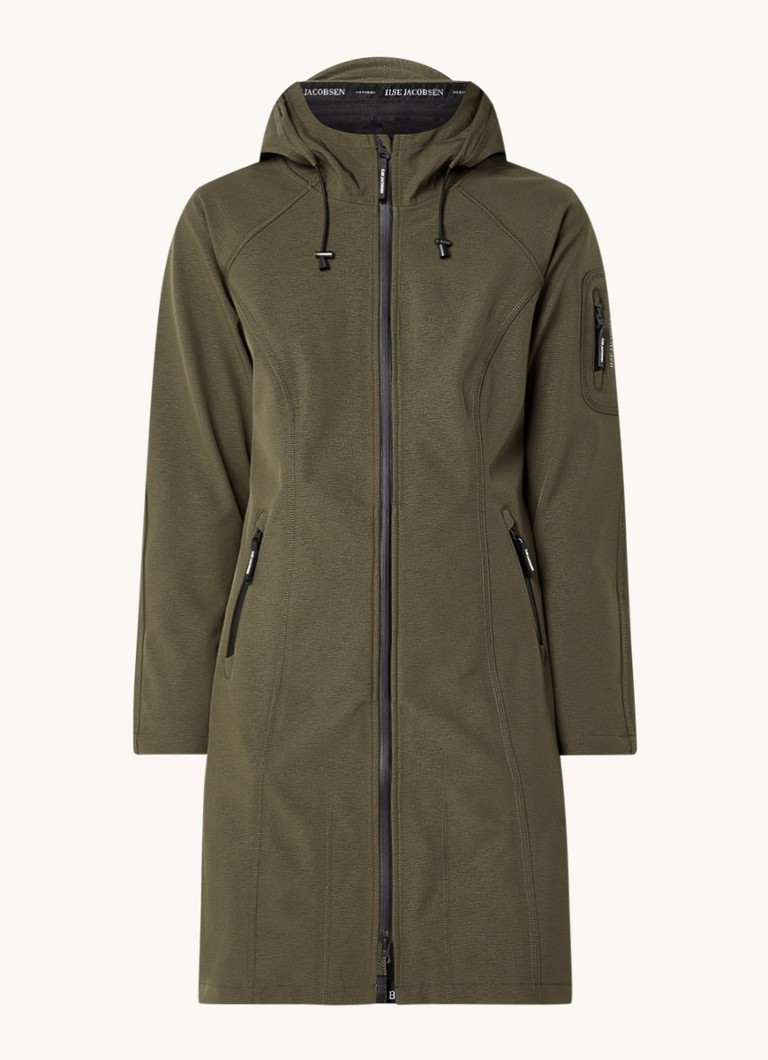 Veste de pluie softshell Ilse Jacobsen Rain37L avec fermeture éclair étanche