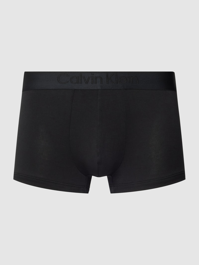 Trunks mit elastischem Logo-Bund im 3er-Pack in schwarz