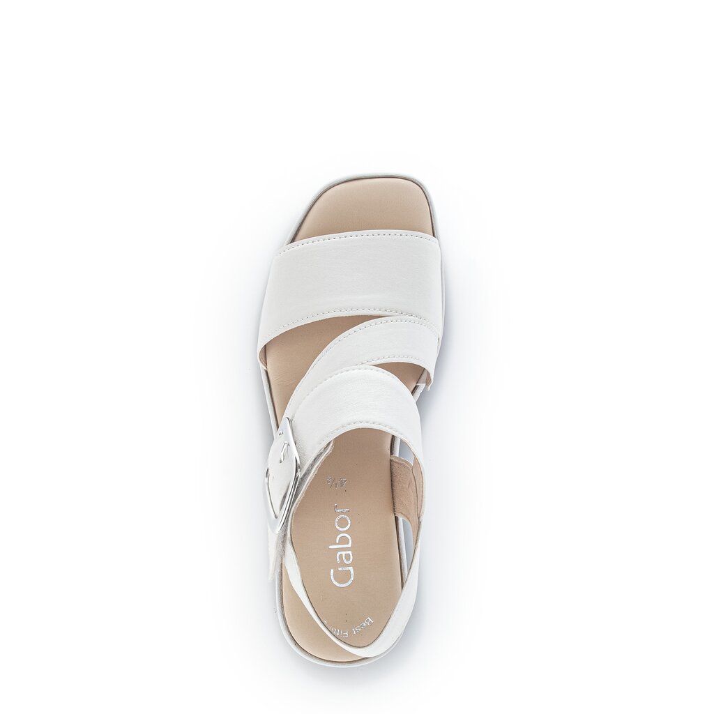 Gabor fashion Keilsandalette creme