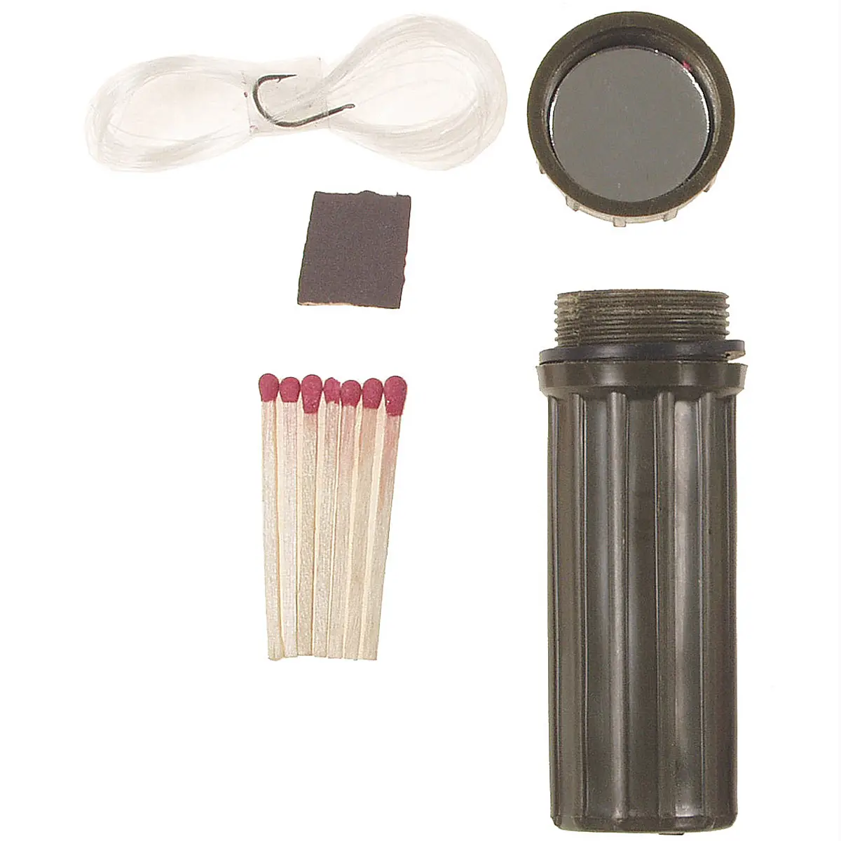 Wasserdichte Survival Box rund