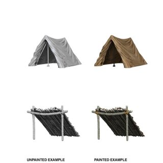 Tent & Lean-To: Wizkids Deep Cuts Unpainted Miniatures