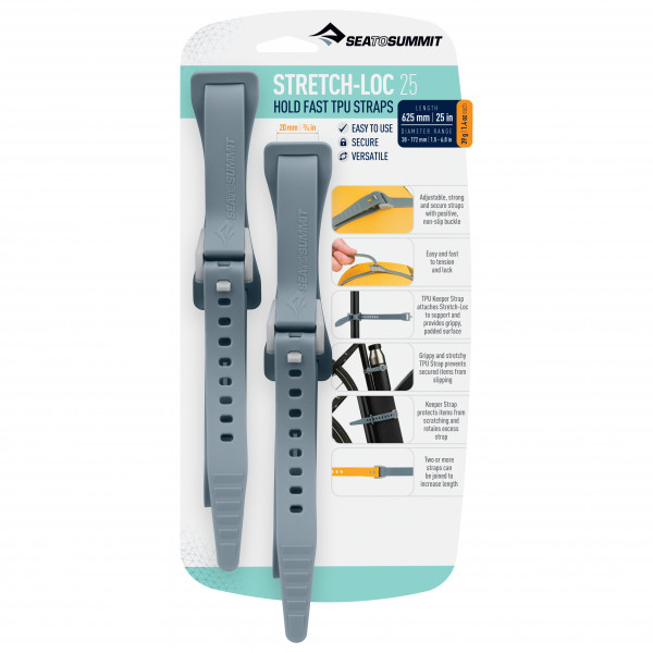 Sea to Summit - Stretch-Loc 25 2-Pack - Spanngurt