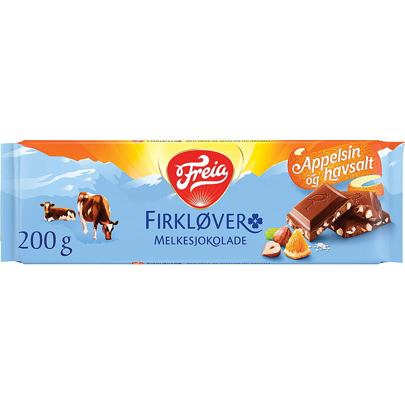 Freia Firkløver m/appelsin & havsalt 200 g