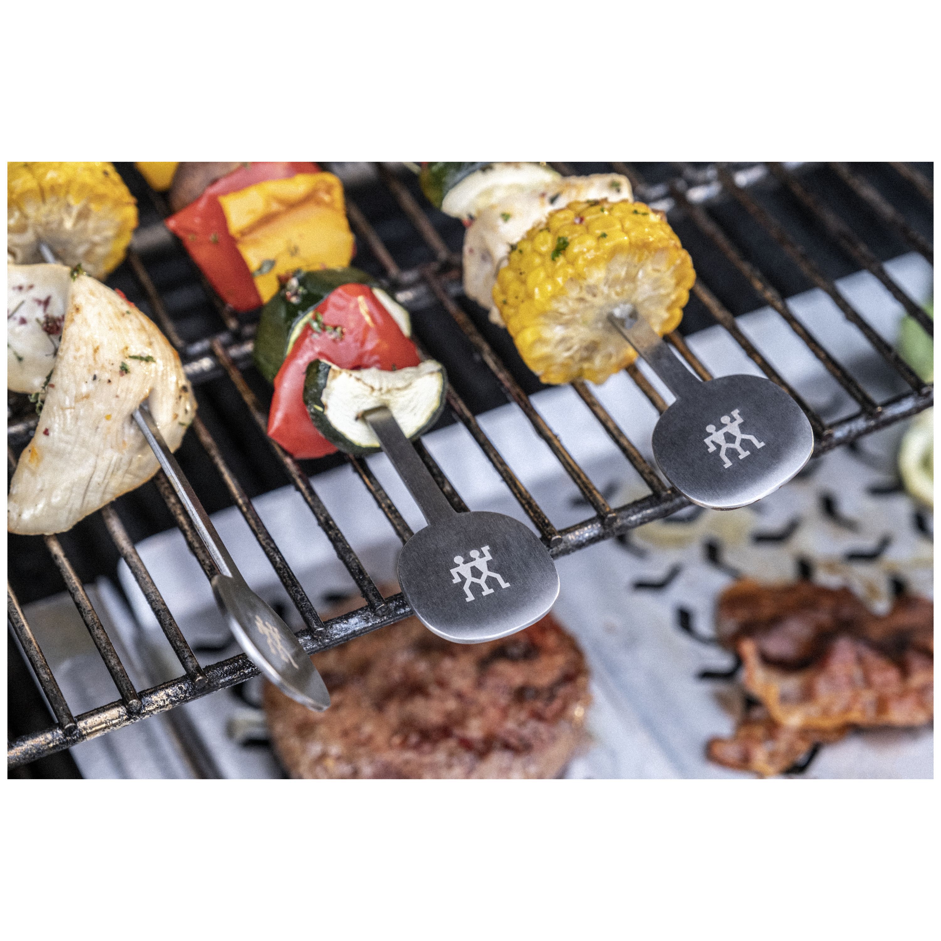 Grillspieße-Set, 5-tlg, Edelstahl