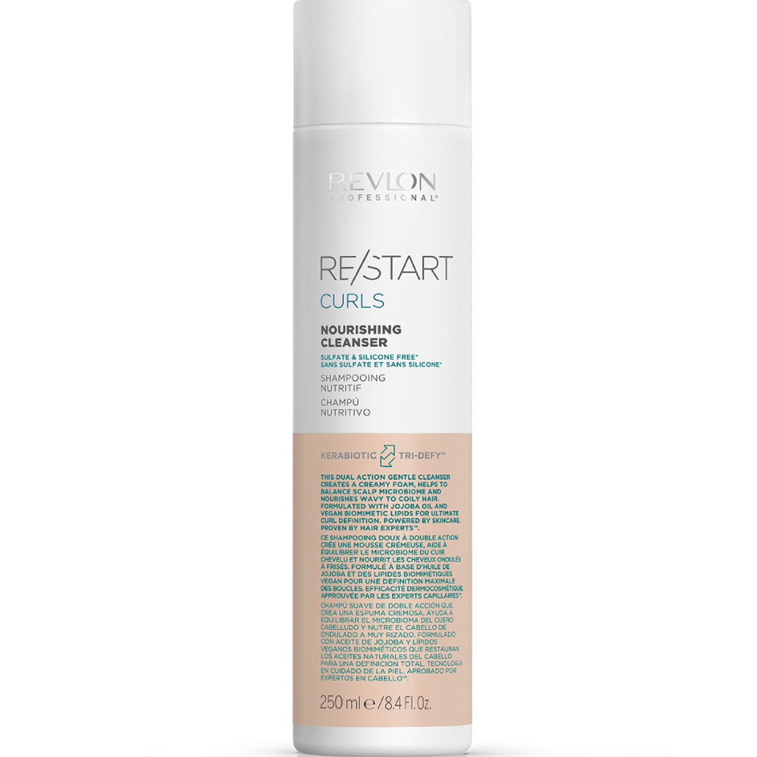 revlon professional Shampooing Nutritif RE/START CURLS Shampoing - Cheveux Bouclés - 250 ml