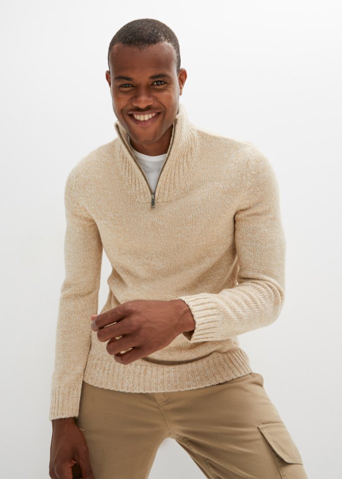 Troyer Pullover mit recyceltem Polyacryl