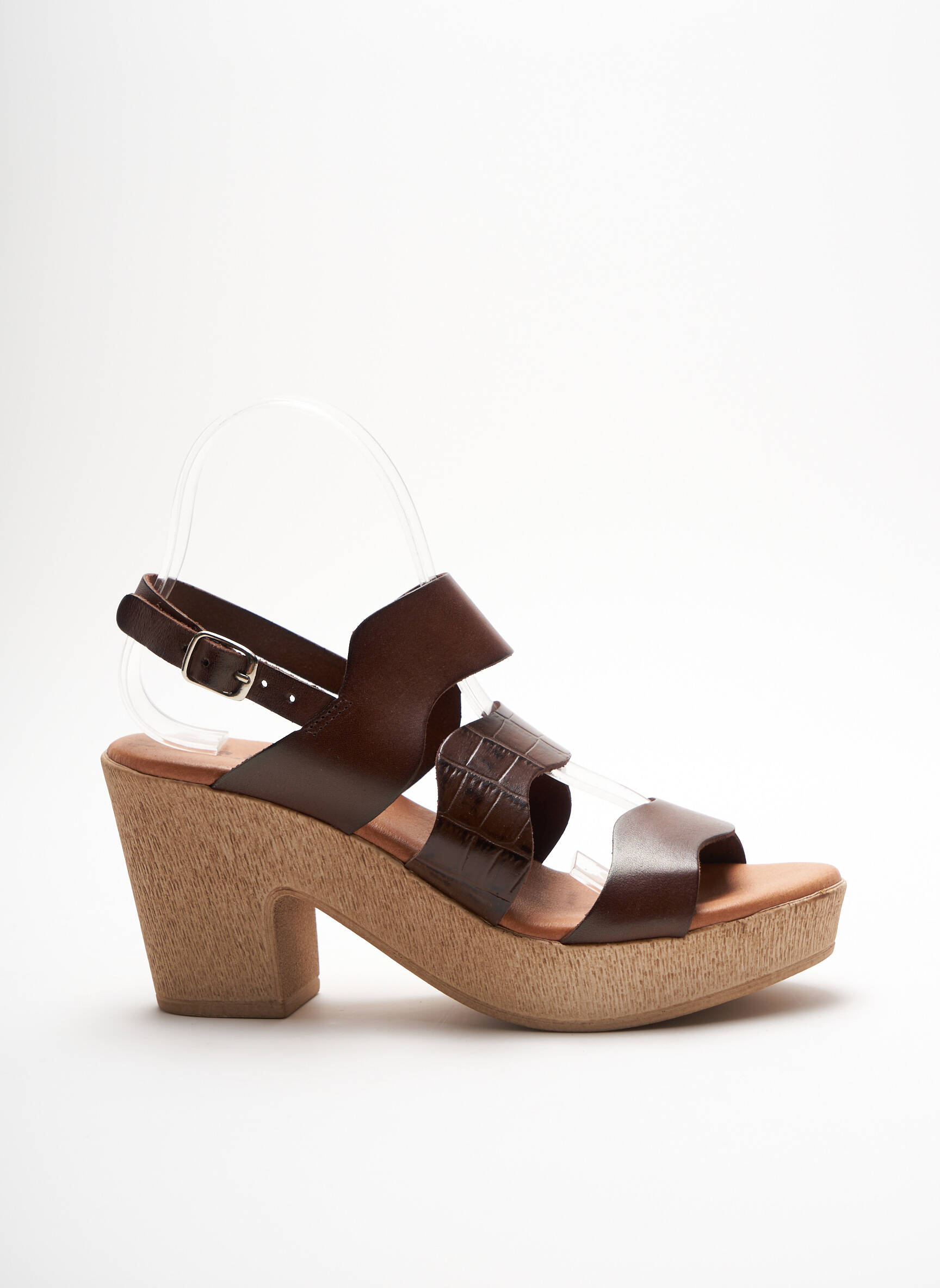 Eva Frutos Sandales Nu Pieds Femme couleur marron