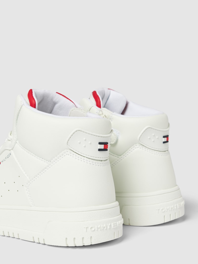 Sneaker mit Label-Details Modell 'PAULENE' in weiß
