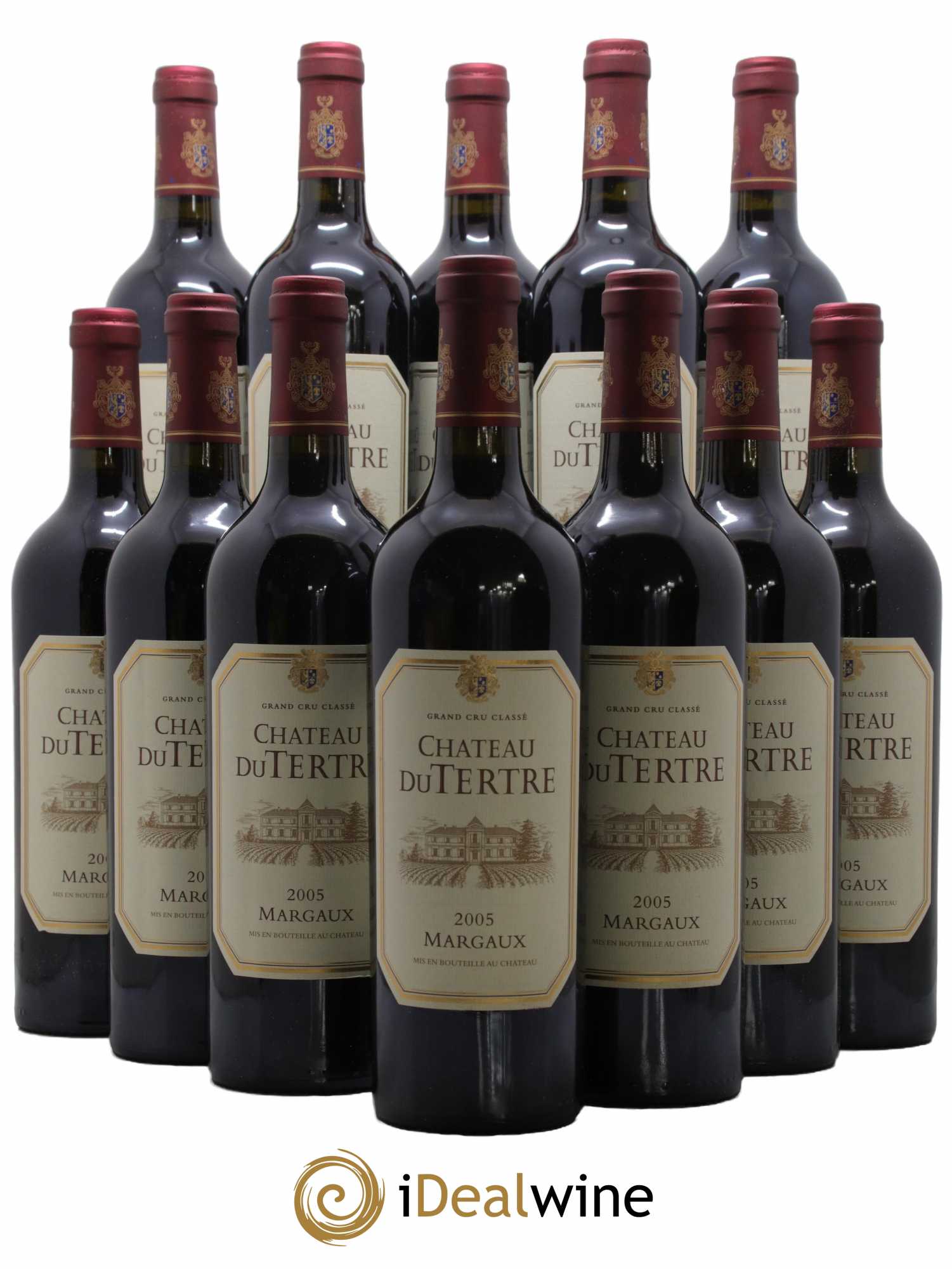 Château du Tertre 5ème Grand Cru Classé  2005 - Lot de 12 Bouteilles