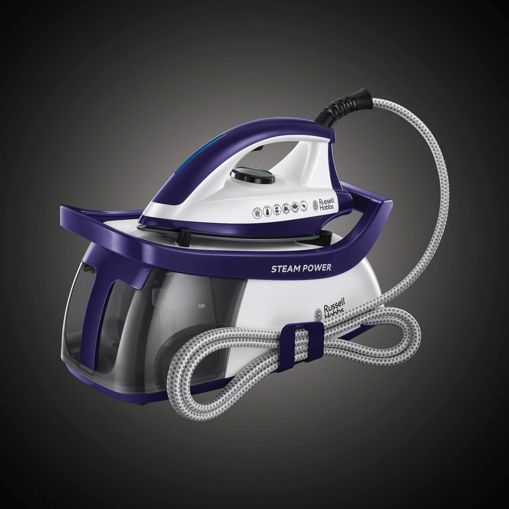RUSSELL HOBBS Dampfbügelstation Power Steam 24440-56, 1300 ml Wassertank, 2600 Watt