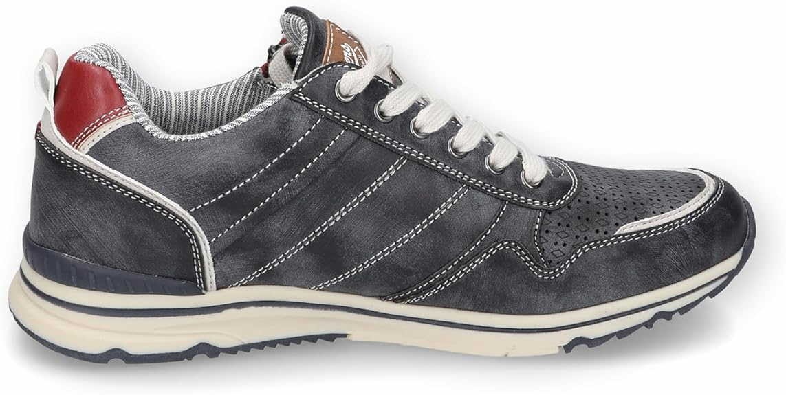 DOCKERS Komfort Schnürer blau