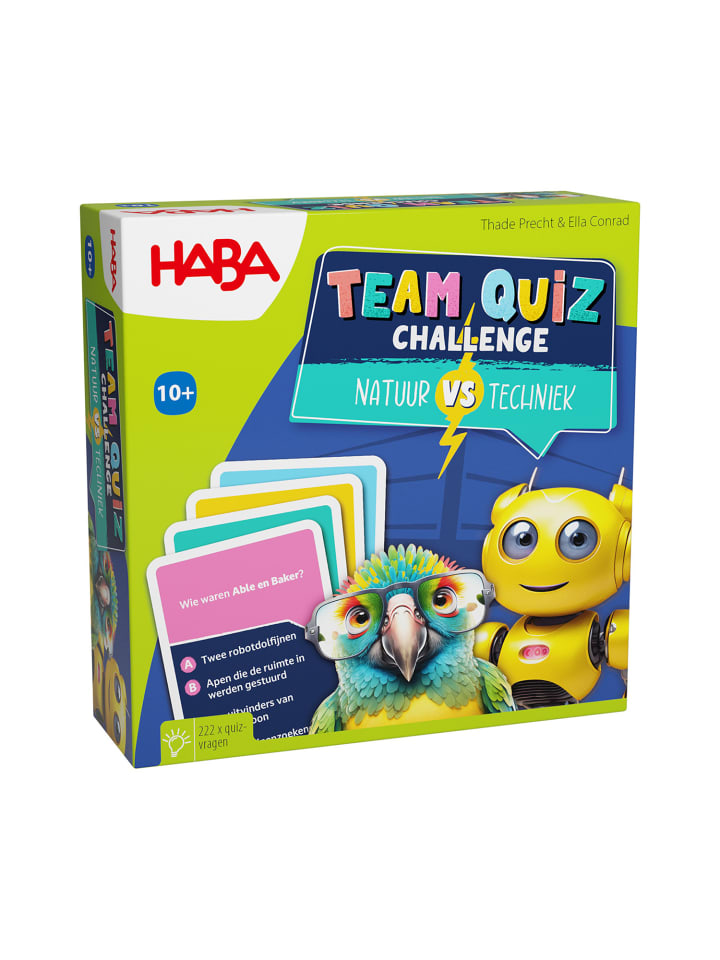 Haba Spiel Team Quiz Challenge in Natur vs. Technik günstig kaufen onesize