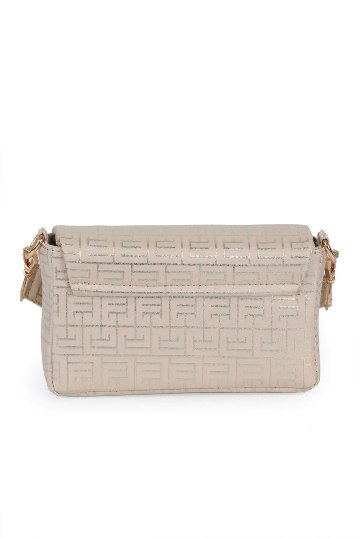 Capone Outfitters  Capone Ibiza Satin Labyrinth gemusterte nackte Damentasche