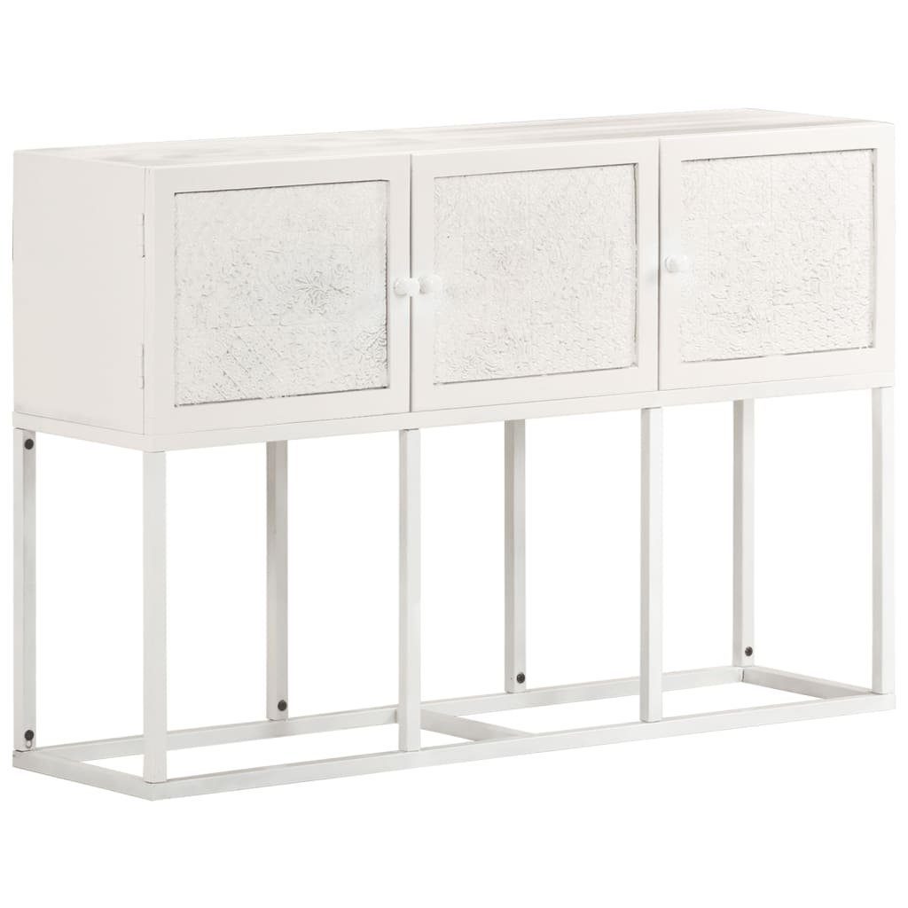 vidaXL Sideboard Sideboard 115x30x76 cm Mango Massivholz (1 St)