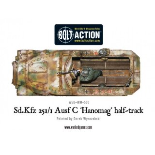 Sd.Kfz 251/1 Ausf C Hanomag (German Halftrack)