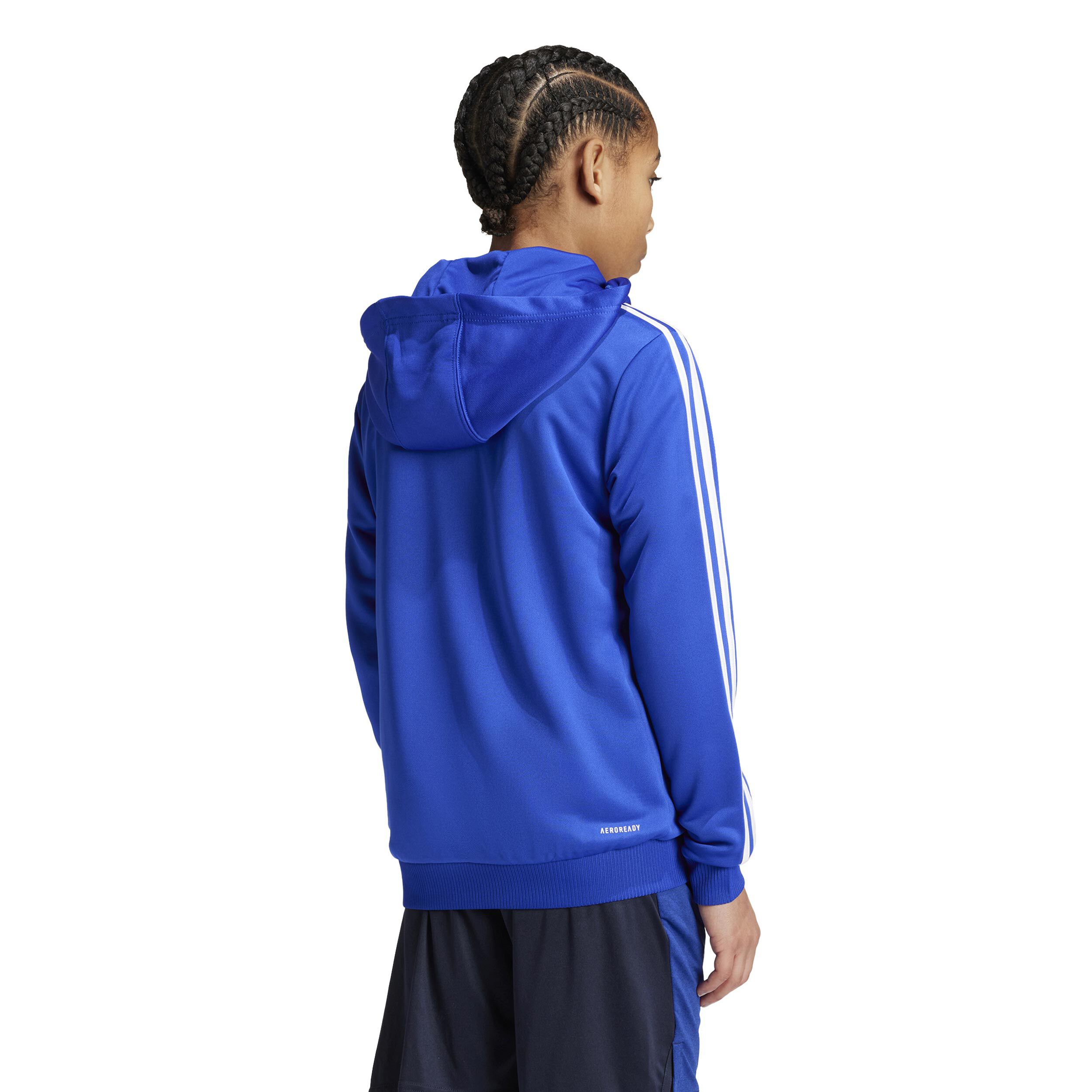 Training Essentials 3 Stripes Sweatjacke Kinder - Blau, Weiß