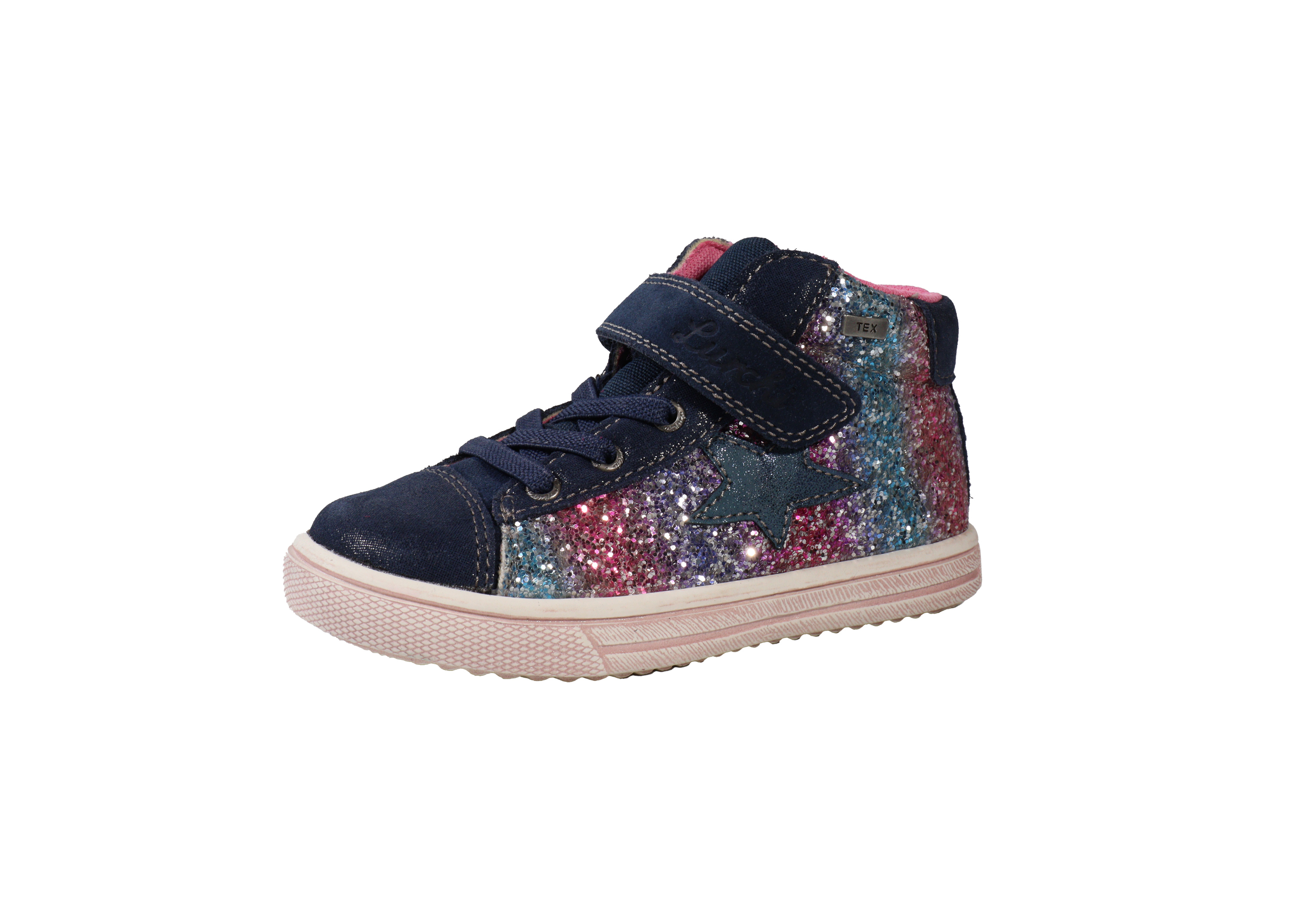 Lurchi Sneaker Sanna-TEX - navy-rainbow glitter