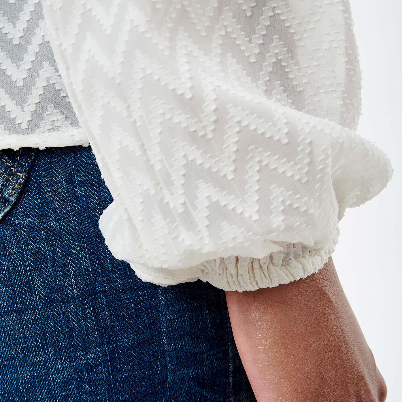 BROOK  Blouse blanche femme