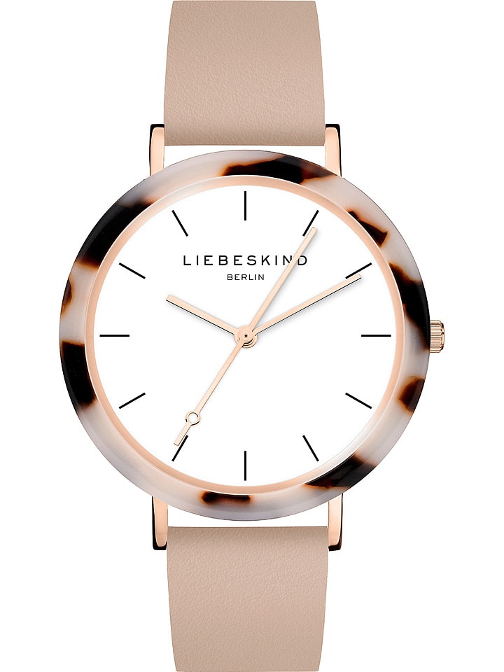Liebeskind Quarzuhr in Beige/ Roségold/ Weiß günstig kaufen onesize