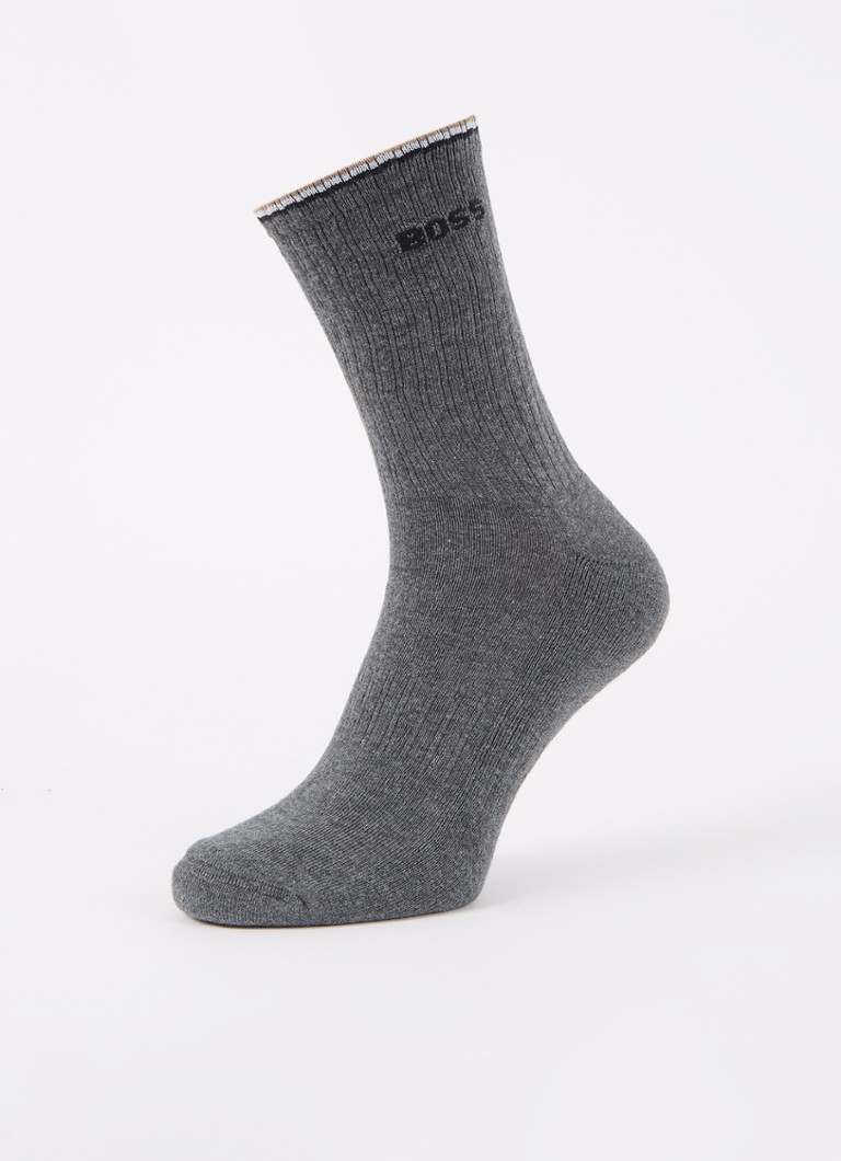 Șosete sport cu logo HUGO BOSS, set de 3