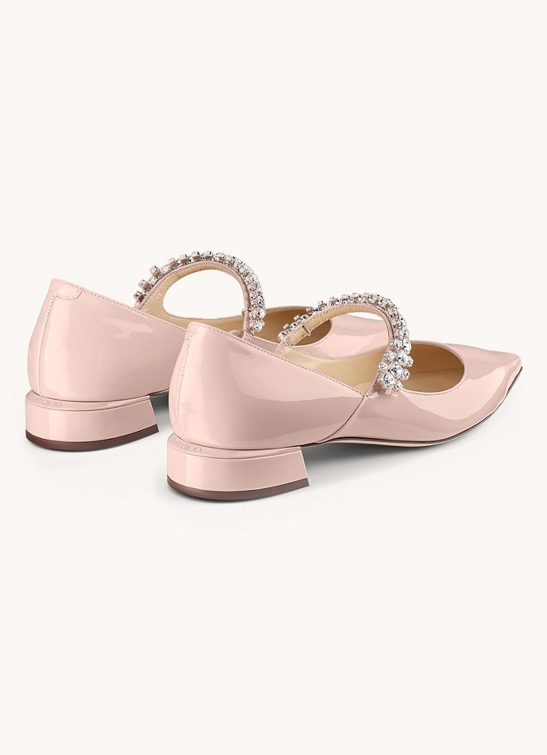 Jimmy Choo Bing -korkokengät vasikannahkaa ja kristallia