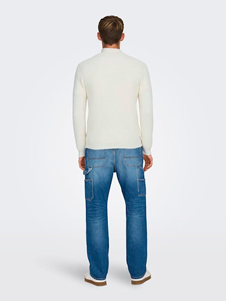 ONLY & SONS Pullover in Creme günstig kaufen