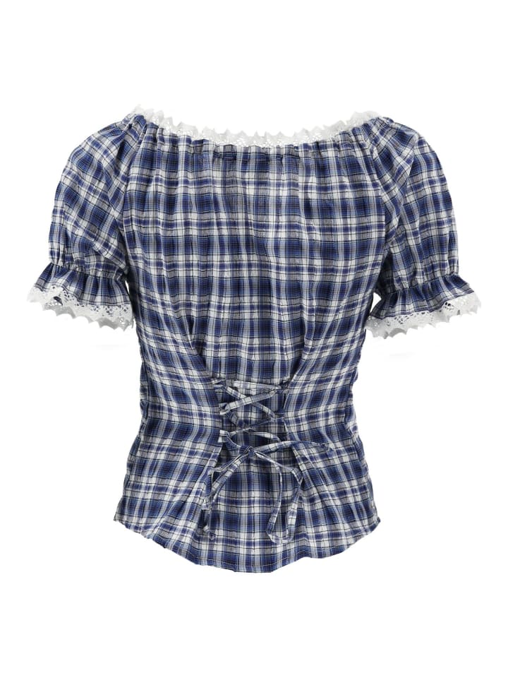 OS-Trachten Trachtenbluse Cukeio in kornblau günstig kaufen