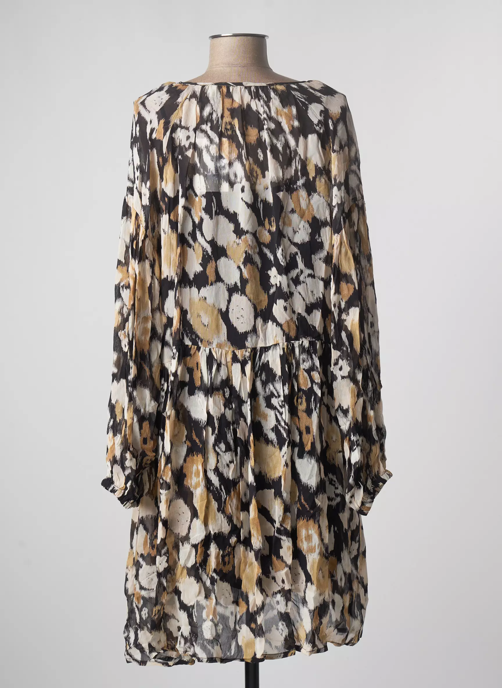 B Young Robes Mi Longues Femme couleur noir