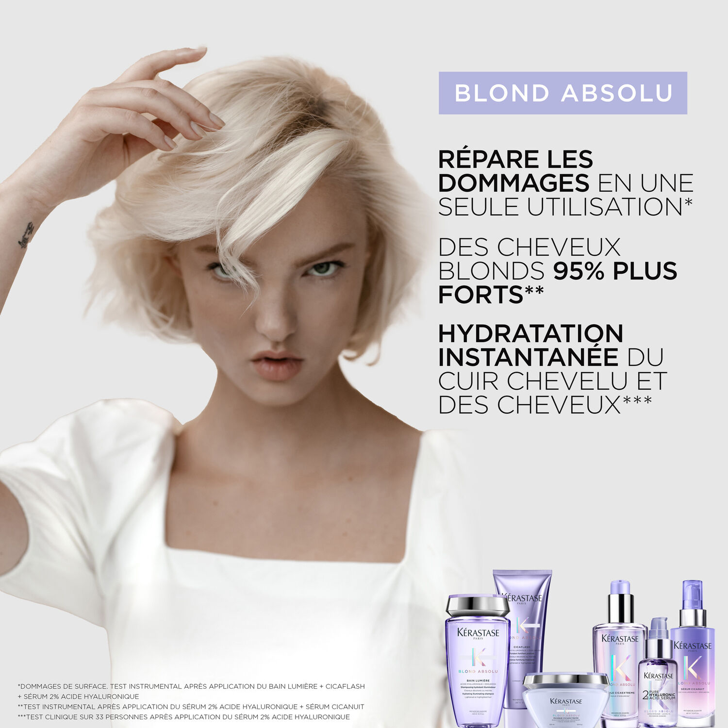 Kérastase Blond Absolu Sérum 2% Acide Hyaluronique Pure
