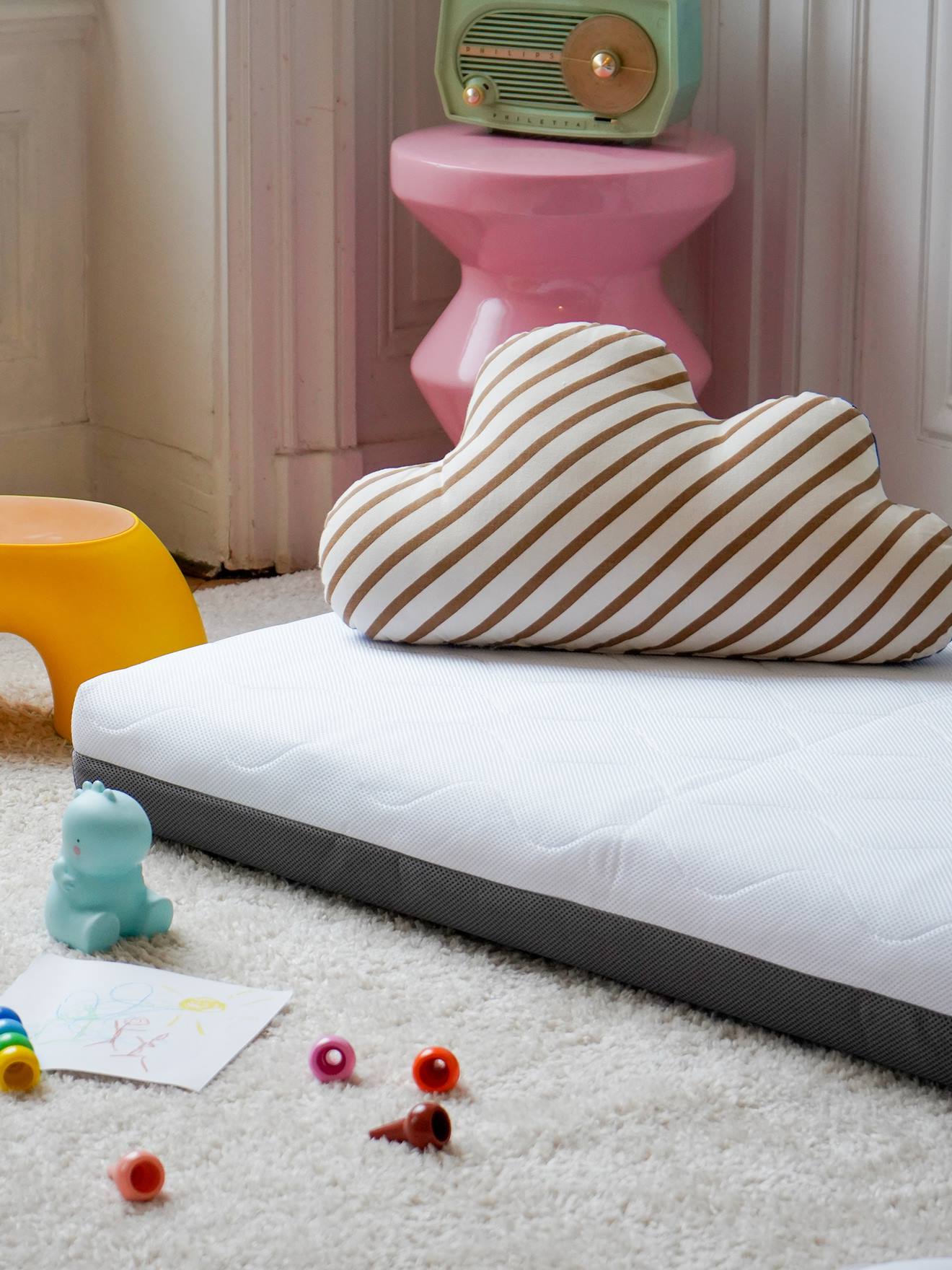 Dodo Wasserdichte Baby Matratze 3D DREAM DODO - weiß