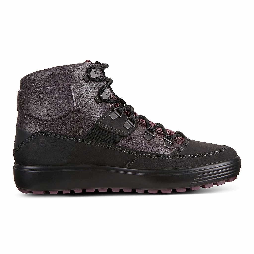 ECCO Schnür-Stiefeletten schwarz